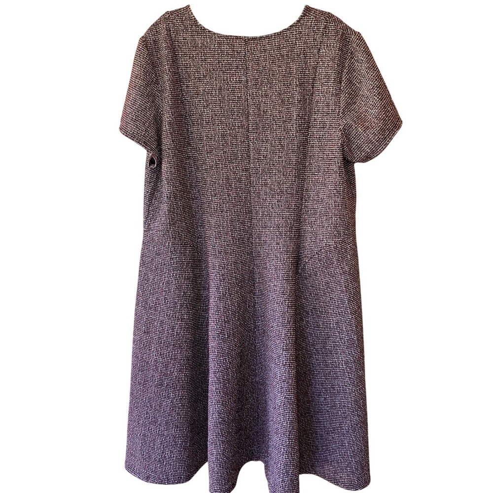 Lane Bryant 22/24W NWT Tweed Knit Stretch Shift Dress - Picture 2 of 7